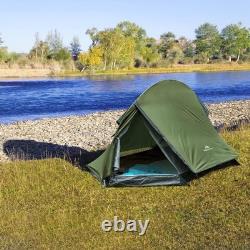 Quick Setup 2-Person Camping Tent with Two Doors Perfect for Hiking