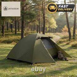 Quick Setup 2-Person Lightweight Camping Tent 3000mm Waterproof & UV Protected