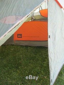 REI Base Camp 6 Camping Tent w Footprint & Fly w Large Vestibules Stargazing VGC