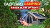 Rbm Panda Large Inflatable Hot Tent Backyard Camping With Stove U0026 Rainfly