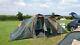 Regatta 6 Person Large Family Camping Tent 3 Bedroom Green-orange 928/1617(d)