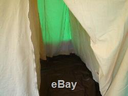 Relum 7 Berth Vintage Retro Framestrong Canvas Tent Large 4.3 X 4 Metres