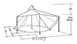 Robens Chinook Ursa Prs 8 Person Quick Pitch Tipi Base Camp Tent