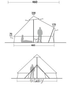 Robens Klondike Grande Tent Inc Footprint, Porch & Carpet. Sleeps Up to 9 People