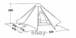 Robens Outback FAIRBANKS GRANDE Large 7 Person Single Wall Tipi Tent