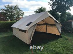 Robens Prospector 12-person Polycotton tent, khaki, good condition, retro-style