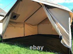 Robens Prospector 12-person Polycotton tent, khaki, good condition, retro-style