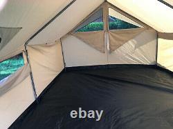 Robens Prospector 12-person Polycotton tent, khaki, good condition, retro-style