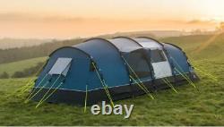 Royal Buckland 8 Large Berth Person Man Family Poled Tent with 4 Sleeping Areas