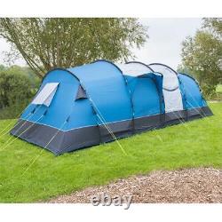 Royal Buckland 8 Large Berth Person Man Family Poled Tent with 4 Sleeping Areas