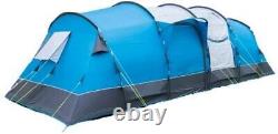 Royal Buckland 8 Large Berth Person Man Family Poled Tent with 4 Sleeping Areas