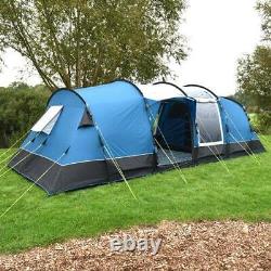 Royal Buckland 8 Large Berth Person Man Family Poled Tent with 4 Sleeping Areas