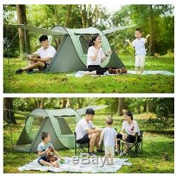 S/L Camping Automatic Instant Popup Tent 4 / 8 Person Waterproof Outdoor US