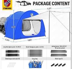 STEINBRÜCKE SUV Tent, 4-Person Car Camping Tent, PU4000mm Waterproof, Blue