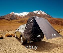 SUV Camping Tent Car Tailgate Shade Awning with Screen Net Waterproof 3000 MM