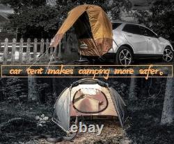 SUV Camping Tent Car Tailgate Shade Awning with Screen Net Waterproof 3000 MM