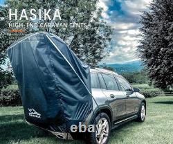 SUV Camping Tent Car Tailgate Shade Awning with Screen Net Waterproof 3000 MM