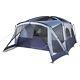 Screen Porch 12-person Cabin Tent With 2 Entrances Outdoor Family Camping Shelter