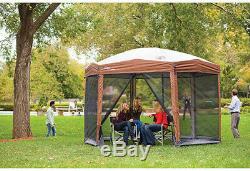 Screened Canopy and Sun Shelter 1-min Set-up 12'x10' Large Tent Outdoor Sleeper