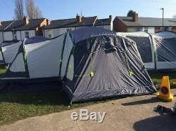 Show Large Outdoor Revolution Airedale Air Inflatable 12 Man Berth Person Tent