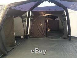 Show Large Outdoor Revolution Airedale Air Inflatable 12 Man Berth Person Tent