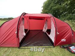 Six Person Two Bedroom Tunnel Tent Brand New Used Once Pro Action Red From Argos