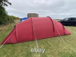 Six Person Two Bedroom Tunnel Tent Brand New Used Once Pro Action Red From Argos