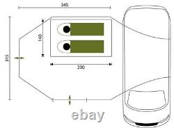 Skandika Aarhus Travel Mini Van 2-person Awning/Tent (SKA0004)