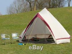 Skandika Comanche Bell /Teepee 6-8 Man Camping Tent Large Sewn-in Floor New