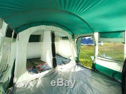 Skandika Hurricane 8 Family Tunnel Tent, Large Green Brand New