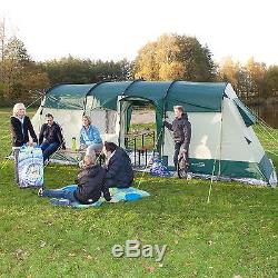 Skandika Hurricane 8 Person/Man Family Tunnel Tent Large Group 5000mm Column New