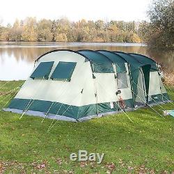 Skandika Hurricane 8 Person/Man Family Tunnel Tent Large Group 5000mm Column New