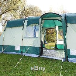 Skandika Hurricane 8 Person/Man Family Tunnel Tent Large Group 5000mm Column New