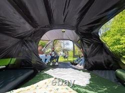 Skandika Kambo 6 Tent Tunnel 6-person in Black & Green (SKA0037)