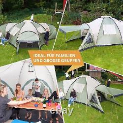 Skandika Korsika 10 Person/Man Family Dome Camping Large Group Green New