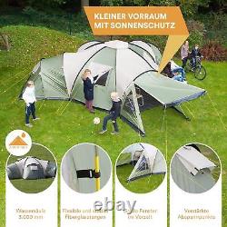 Skandika Korsika 10 Person/Man Family Dome Camping Large Group Green New