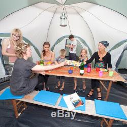 Skandika Korsika 10 Person/Man Family Dome Camping Large Group Green New