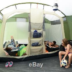 Skandika Milano 10 Person/Man Large Family Tunnel Tent Sewn-in Groundsheet New