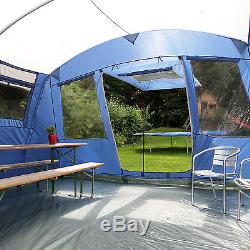 Skandika Milano 6 Person/Man Large Family Tunnel Tent Sewn-in Groundsheet New