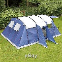 Skandika Milano 6 Person/Man Large Family Tunnel Tent Sewn-in Groundsheet New