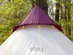 Skandika Tipii 300 Tent 12-Person Beige & Red Tent (SKA0041)