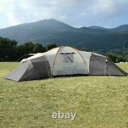 Skandika Turin 12 Person 3 Bedroom Family Festival Camping Outdoor Tent (A117)