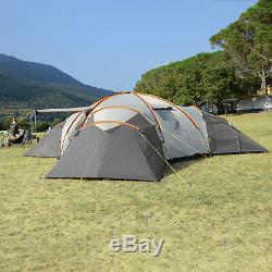 Skandika Turin 12 Person/Man Family Dome Tent 3 Sleeping Pods XL Camping New