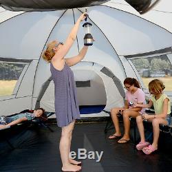 Skandika Turin 12 Person/Man Family Dome Tent 3 Sleeping Pods XL Camping New