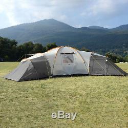 Skandika Turin 12 Person/Man Family Dome Tent 3 Sleeping Pods XL Camping New