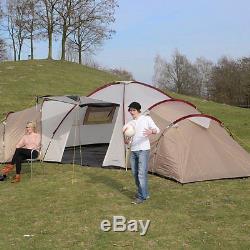 Skandika Turin 12 Person Man Family Tent Large Camping 3 Sleeping Pods New