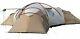 Skandika Turin Large Family Group 12-person Tent With 3 Sleeping Rooms And Sun