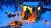 Snowmobile Camper With Off Grid Heater Surviving The Night In 18c 0f Temperature