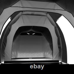 Spacious 4-6 Person Waterproof Camping Tent with 2 Bedrooms & Living Area