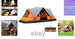 Spacious 5-6 Person Camping Tunnel Tent UV Protected Waterproof Shelter